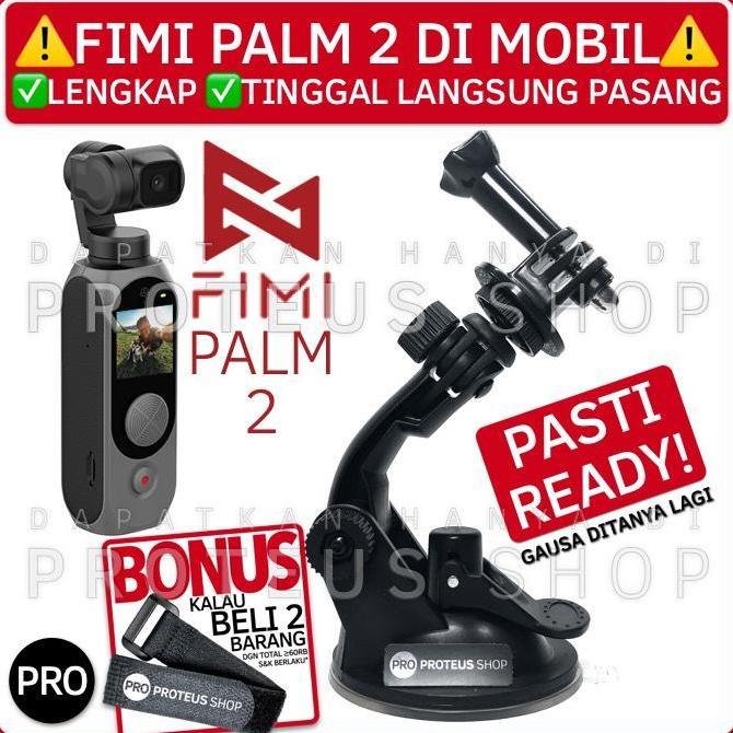 BRACKET Fimi Palm 2 TEMPEL KACA MOBIL CAR MOUNT GOPRO ACTION CAM Camera Kamera