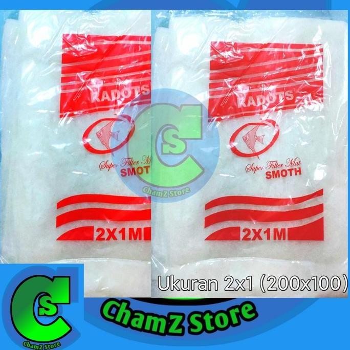 Busa kapas filter aquarium 2x1 / Kapas busa filter kolam jumbo 2x1