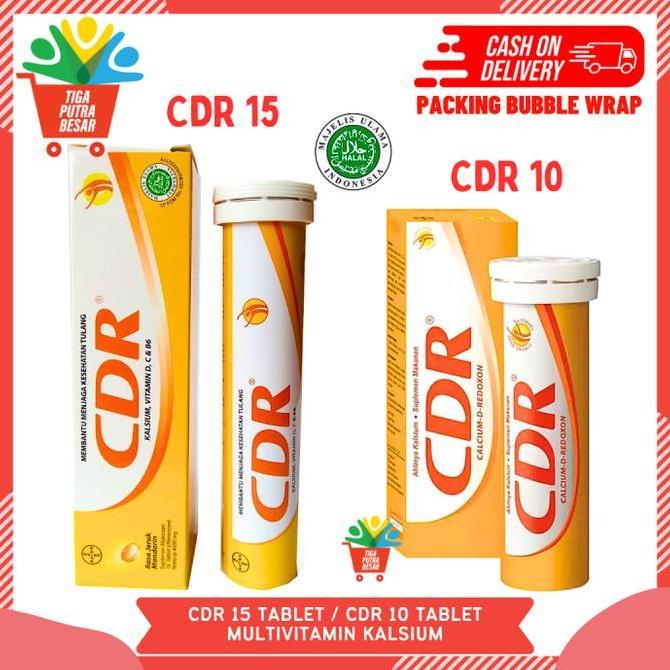 CDR Suplemen Kesehatan Tulang CDR 15 & CDR 10 Multivitamin Kalsium