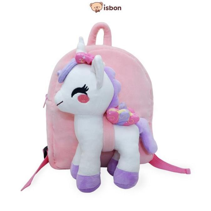 ISTANA BONEKA Tas Ransel Backpack Unicorn Untuk Sekolah Anak Menggunakan Tas Punggung Muat Banyak Ba