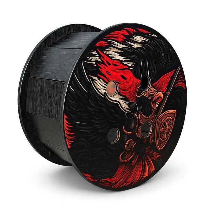 CARRETILHA - BLADU BRAZIL GULUNGAN SENAR LAYANGAN DIAMETER 25 CM STABIL, RINGAN DAN KUAT