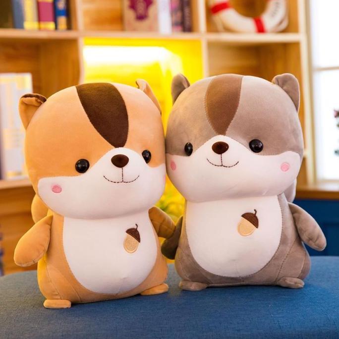 Boneka Tupai Lucu Imut Berbahan Halus Dan Lembut