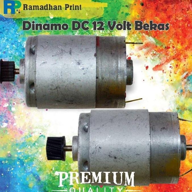 Baru Dinamo Layang Bor Mini Motor Generator Printer 12V 12 Volt DC Bekas ramadhanp Diminati Banget