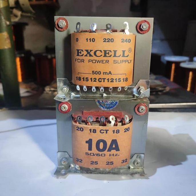 %$%$%$%$] Trafo Excell 10A ct90V original full tembaga murni | Transformator merk Exell