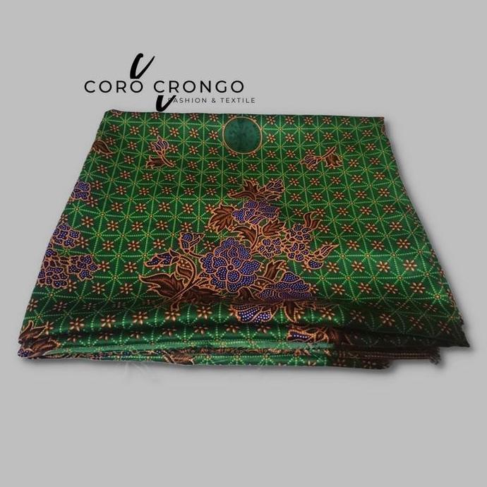 Kain Batik Muslimat Nu Semi Sutera Hijau Gelap PROMO