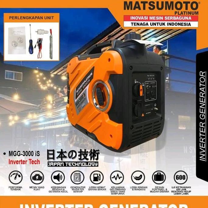 ] Genset Matsumoto MGG 3000 is keluar 2000 watt genset silent portable