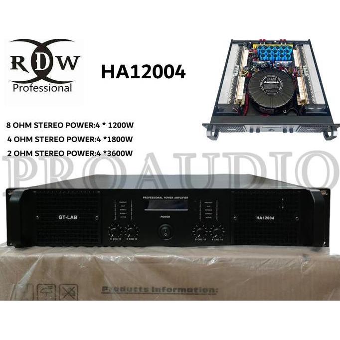 POWER AMPLIFIER GT LAB HA 12004 HA12004 POWER CLASS H ORIGINAL QUALITY