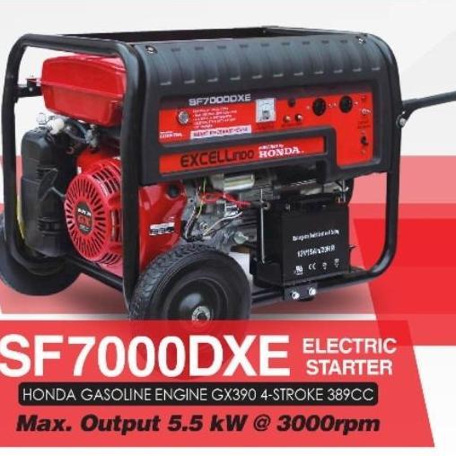 hanya disini] Genset HONDA EXCELL SF7000 / SF 7000 DX Honda 5500 watt SF 7000 DXE