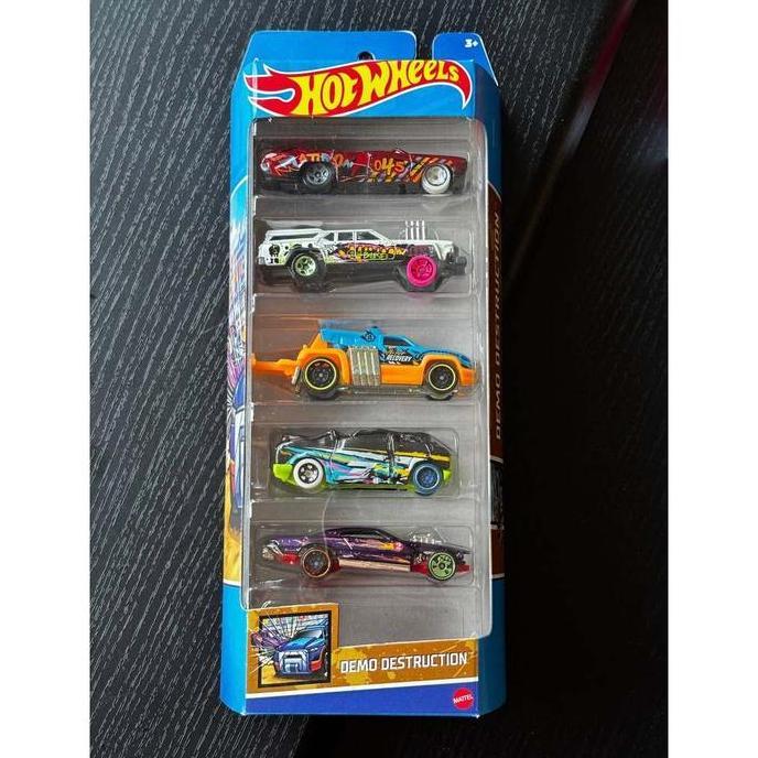 HOT WHEELS 5 PACK DEMO DESTRUCTION HLY71 TTMT