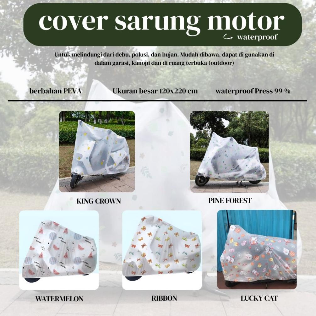 PAKET HEMAT Sarung Cover Motor Sarung Sepeda Listrik Penutup Motor Listrik