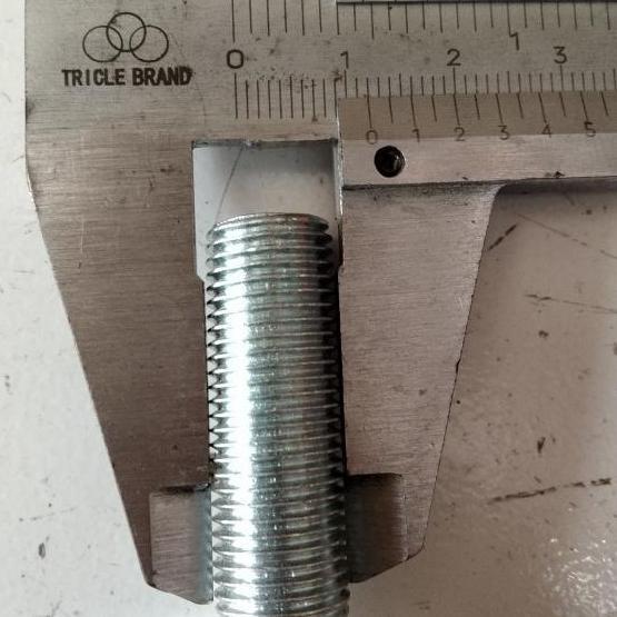 BAUT RODA CARRY EXTRA ST100 FUTURA T120SS PANJANG 5CM DRAT 1.25 1PC