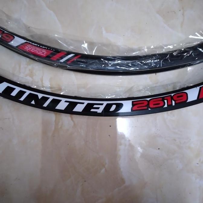 velg/rims sepeda 26 united 2619 double wall 32H discbrake