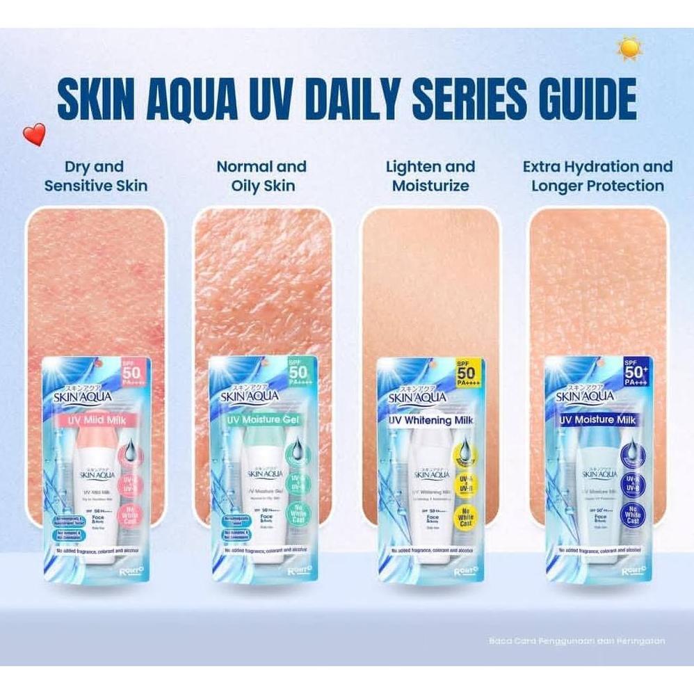 CUCI GUDANG SKIN AQUA UV Sunscreen Moisture Milk SPF 50