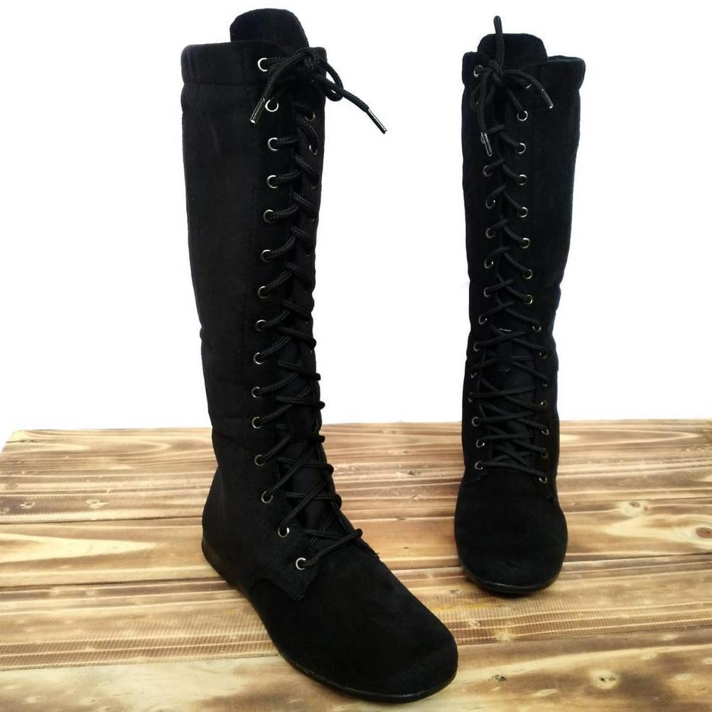 Flash Sale Sepatu Boots Wanita Model Tinggi Boots Wanita Fashion Korea