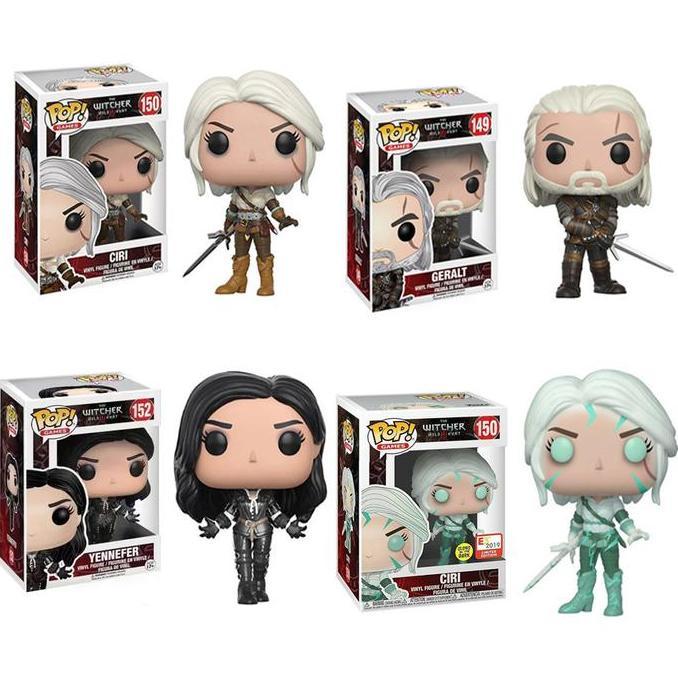 HOT SALE FUNKO POP THE WITCHER 3 - WILD HUNT: #149 CIRI 150# GERALT 152# TRISS ACTION FIGURE VINYL T