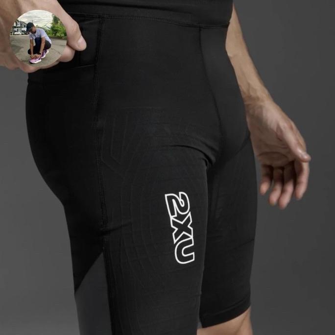 2XU Men's MCS Light Speed "REACT" Compression Short