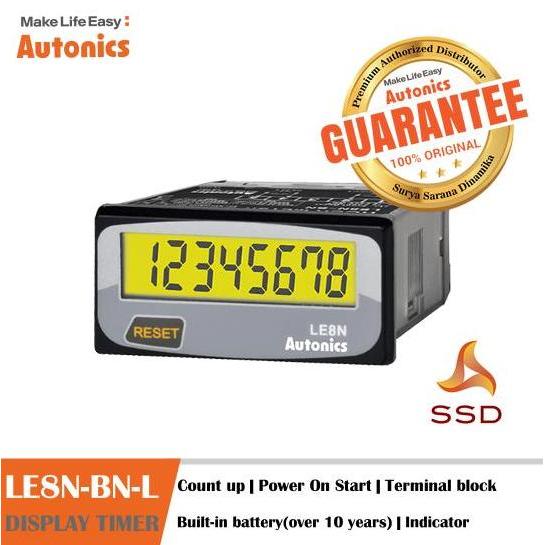 TIMER INDUSTRI AUTONICS LE8N-BN-L AUTO27