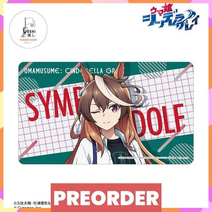 HOT SALE UMA MUSUME: CINDERELLA GRAY SYMBOLI RUDOLF MULTI DESK MAT POP UP SHOP IN MARUI (60CM) TERMU
