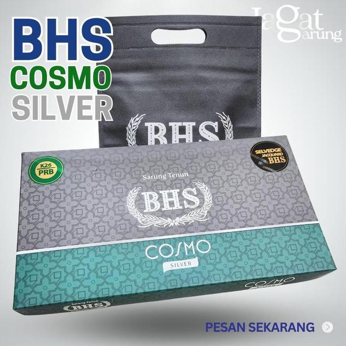 Sarung BHS INFINITY SILVER & COSMO SILVER [BEST SELLER]  Kain Berbahan Viscose Blend  di Tenun denga
