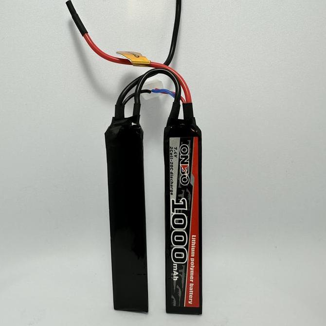LIPO 2S SUGUS 7.4V 1000MAH 20-40C 2PACKS AIRSOFT ONBO POWER - REMOTE, TOY, CONTROL