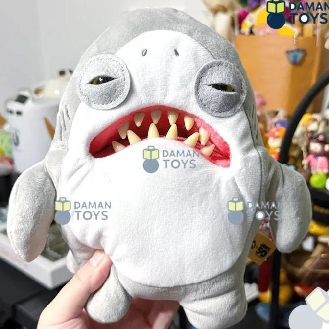 HOT SALE BONEKA FUGGLER GREAT WHITE SHARK FUNNY UGLY MONSTER THE JAWS 50TH TERMURAH