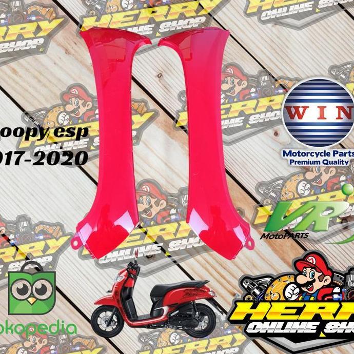 Sayap Luar Bawah Legshield Cover Body Scoopy Fi Esp New 2017 - 2019