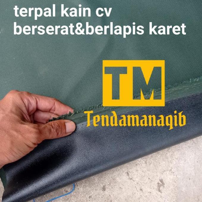 '' TERPAL KAIN CV CUSTOM HIJAU ARMY/TENTARA *