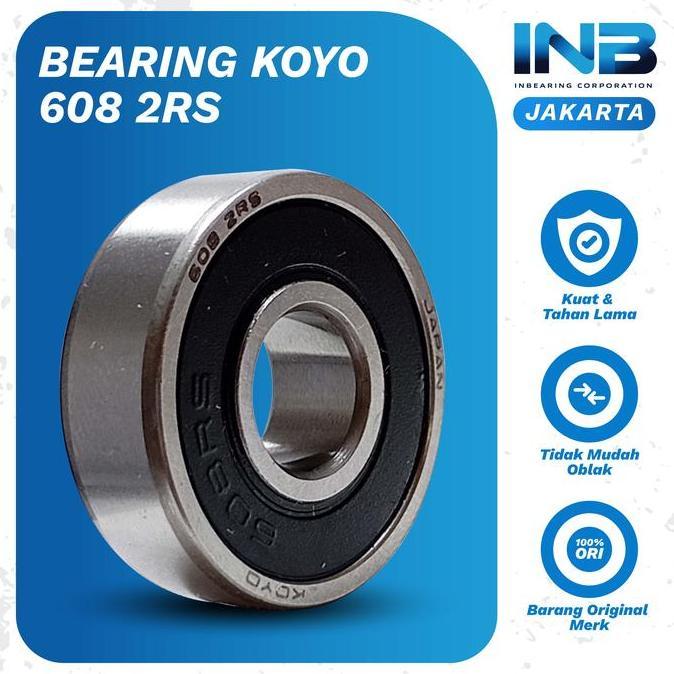 sunandar.gros - laker bearing 608 2rs koyo inb bearing as roda sepeda roda skateboard  koyo inb jaka