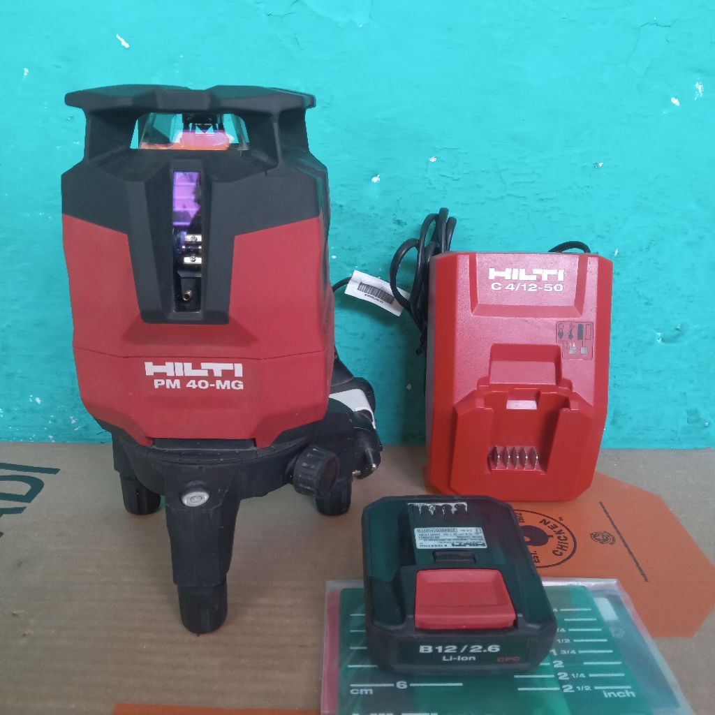 Laser Level Hilti PM 40 MG bekas normal original