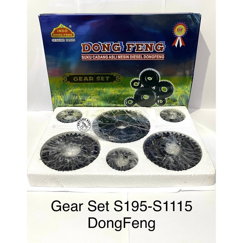 Gear Set DongFeng S195 S1100 S1110 S1115 ZH1115 Gigi Diesel Komplit 12 16 20 24HP Diskon