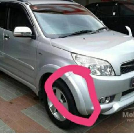 Cars- Over Fender Spakbord Rush Terios 2007 2008 2009 2010 Depan