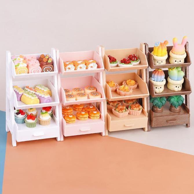 Miniatur Rak Susun | Rak MIniatur | Keranjang Miniatur | Mini Supermarket