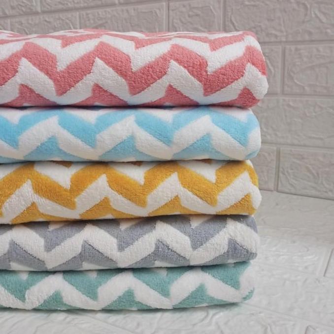 Handuk Selimut Baby / Mandi / Souvenir Microfiber Dixon 60 x 120 MOTIF