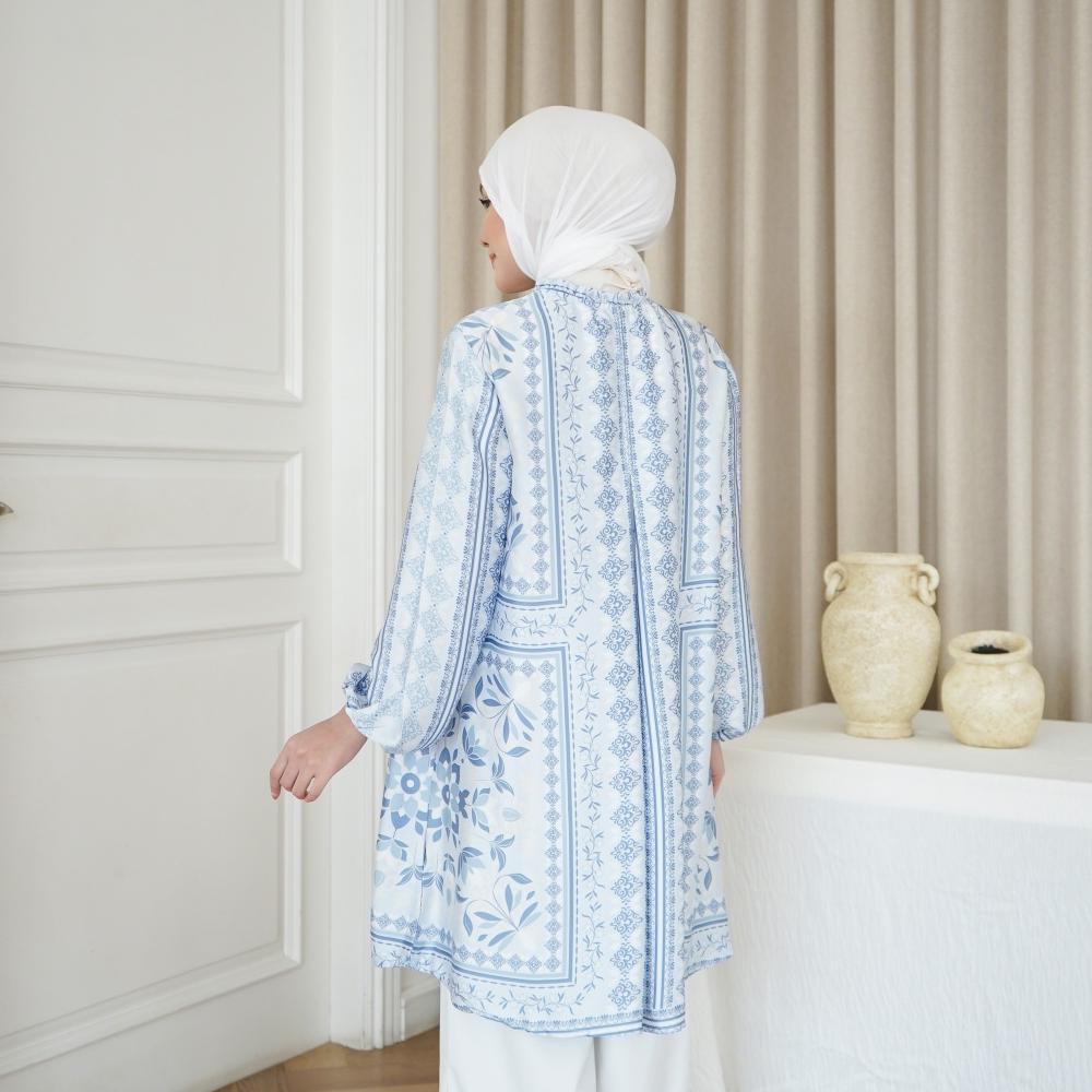 FLASH SALE COME Alya Tunik 278 (2 Warna) - Tunik Wanita Kasual Hijaber Muslim Friendly Office Work W