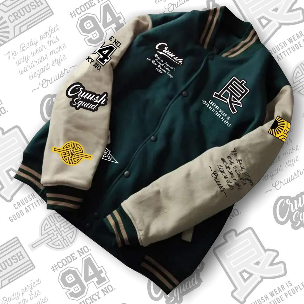 HEMAT Jaket Varsity Baseball Original Ful Bordir - Jaket Bomber Varsity Original Premium - Jaket Bas