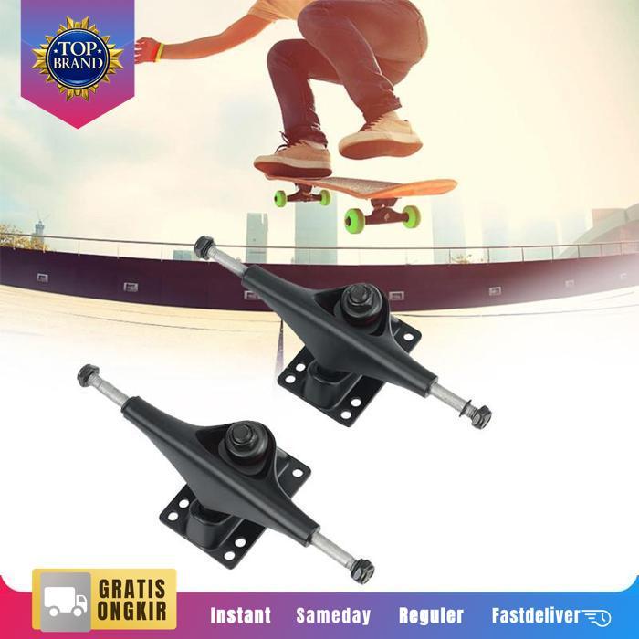 Isi 2 Bracket Skateboard 5Inci Truck Independent Skateboard Aksesoris Skateboard Original