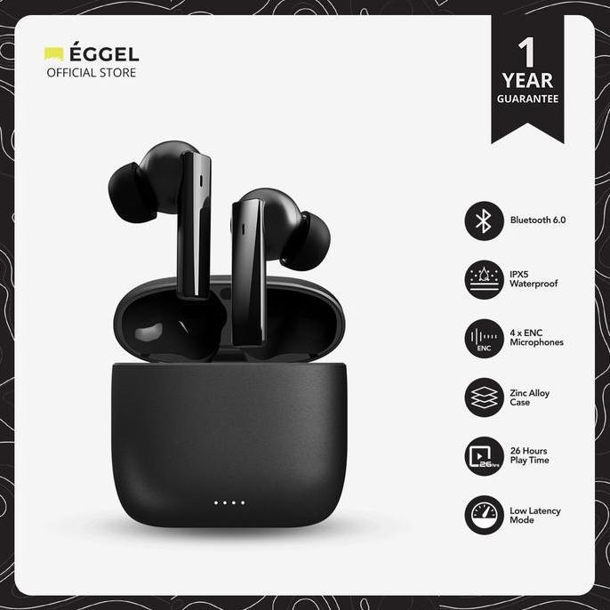 Weenew- Eggel Steelbuds Zinc Alloy Metal Enc Tws Bluetooth Earphone