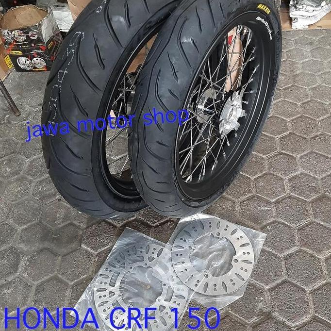 Velg pelek supermoto- paket honda crf 150 + ban& dist