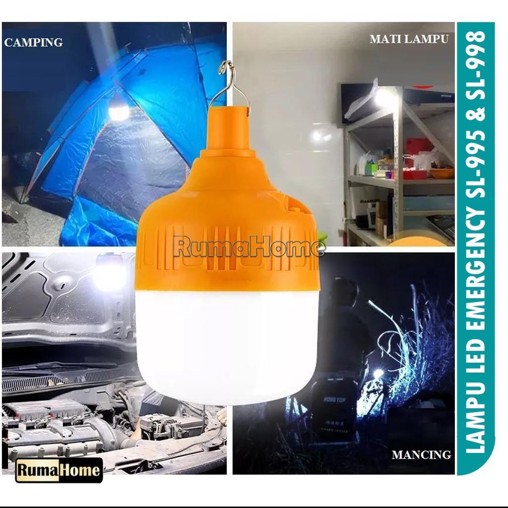 Lampu Emergency Cas Ulang, Lampu Tenda Camping Waterproof / Lampu Angkringan Rechargeable