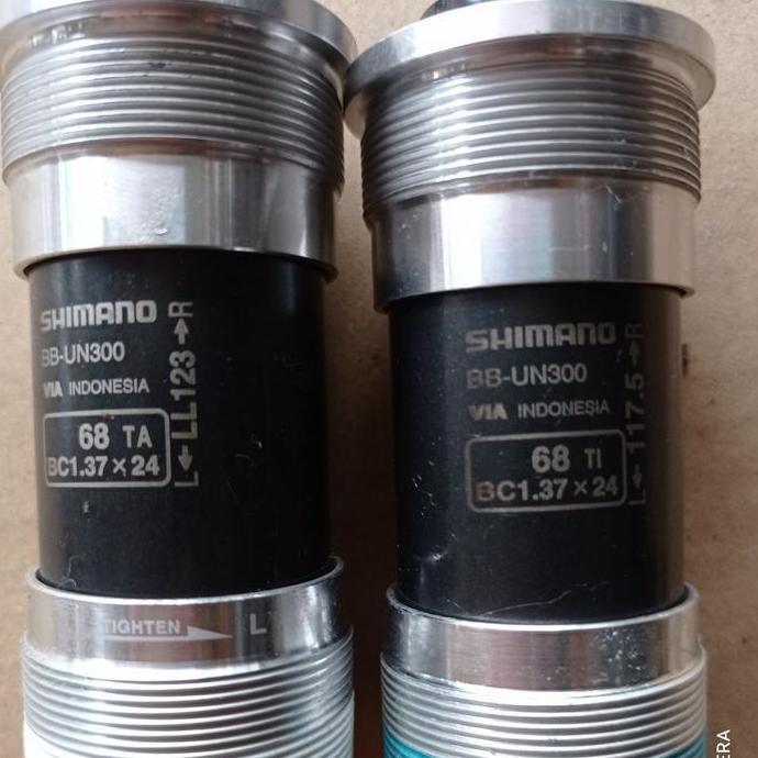 bottom bracket shimano original BB kotak bearing UN300 110 113 117.5 122 123 127