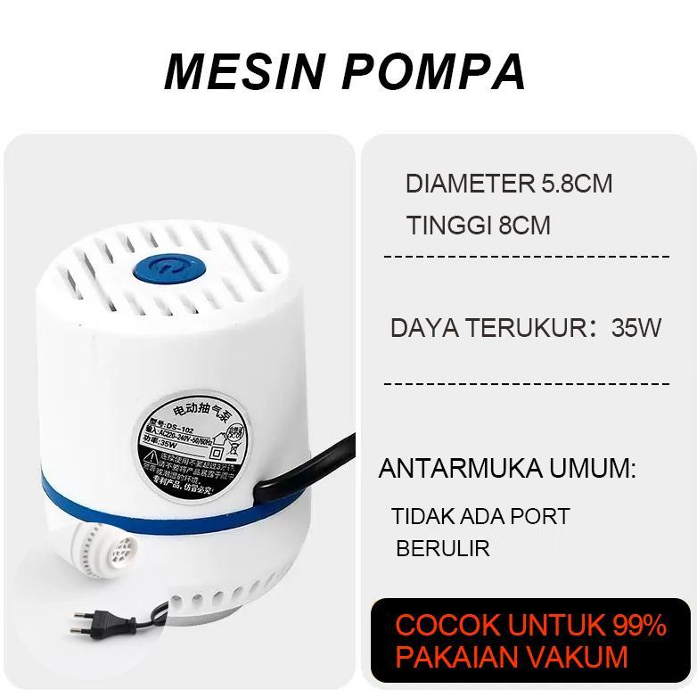 HOT PRODUCT Plastik Vakum Pakaian/Mesin Alat Pompa Plastik Vakum Baju Colokan Listrik Vacuum plastik