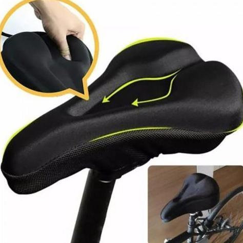 Promo Asp-011 Sarung Jok Sadel Sepeda Gunung Tebal 3D Gel Busa Empuk Lembut/ Alas Pelindung Tempat D