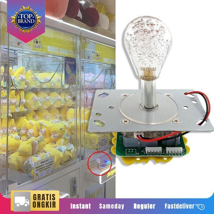 Arcade Fighting Stick Joystick Soket Led RGB Untuk Mesin Arcade Dan Mesin Cakar