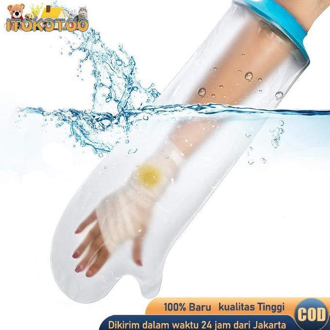 RGPOTZ Penutup Luka Cover Pelindung Gips Tangan / Kaki / Lutut Anti Air
