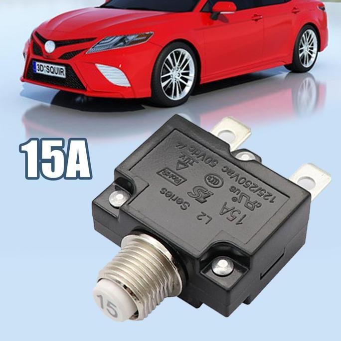 COLOCAS 15A Relay Mobil Overload Protect Relay Mobil Aki Anak Mainan Mobil/Motor Aki/Accu