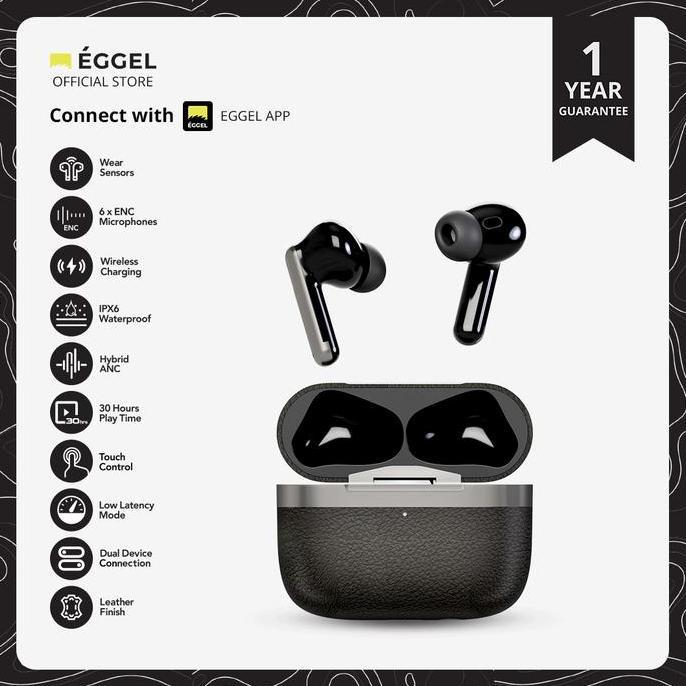 Weenew- Eggel Quietbuds 3 Hybrid Anc+Enc Tws Bluetooth Earphone