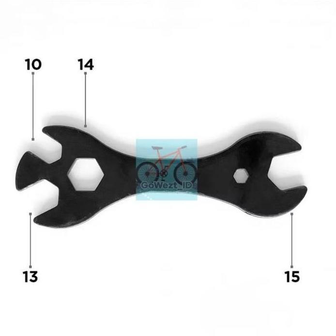 Ready kunci alat tool kones cones sepeda kunci pas 10 13 15
