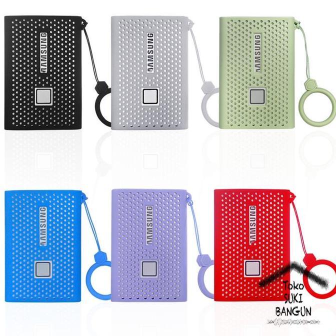 Case untuk Samsung Portable SSD T7 External Rubber Breathable Casing Cover murah