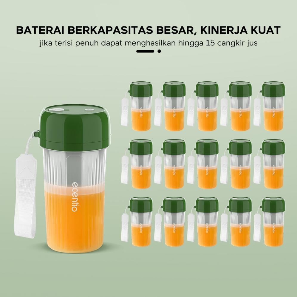 PROMO ecentio blender mini 12 mata pisau blender murah bagus kaca juicer gelas Chopper kecil bumbu k