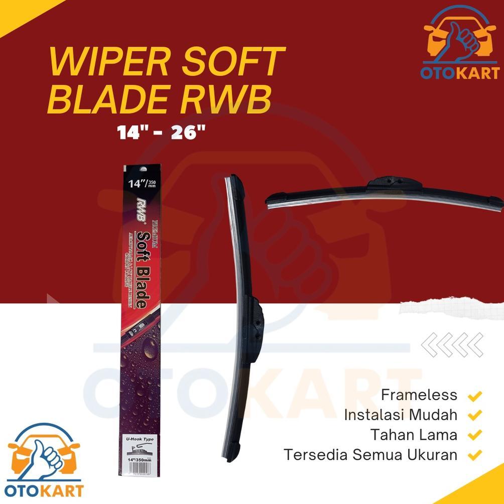 Wiper Mobil Banana RWB / Wiper Frameless Soft Blade RWB Original